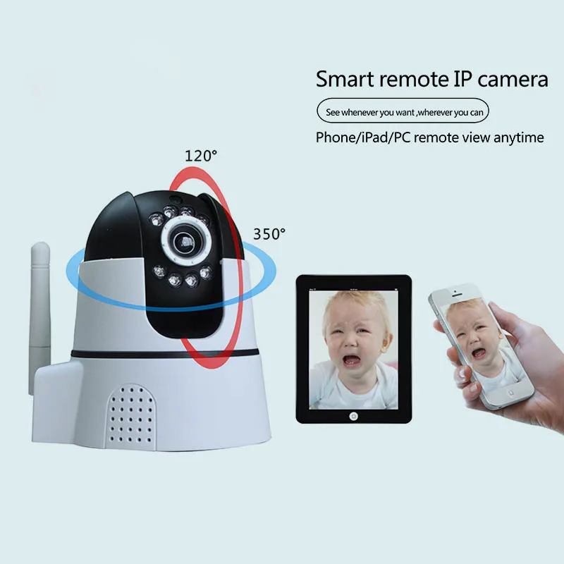 Motion detection easy nip camera,720p ip camera wifi