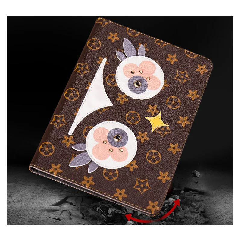 

Animal 3D Printed Soft Silicon Stand Cover Smart Sleep & Wake up Case Case for iPad Mini 1 2 3 4 Air Pro9.7 inch+stylus pen