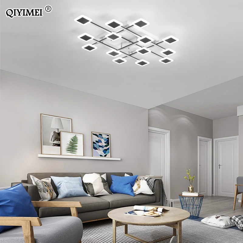 

Modern led ceiling lights with remote control for livingroom bedroom luminarias parasala dimming led ceiling lamp deckenleuchten
