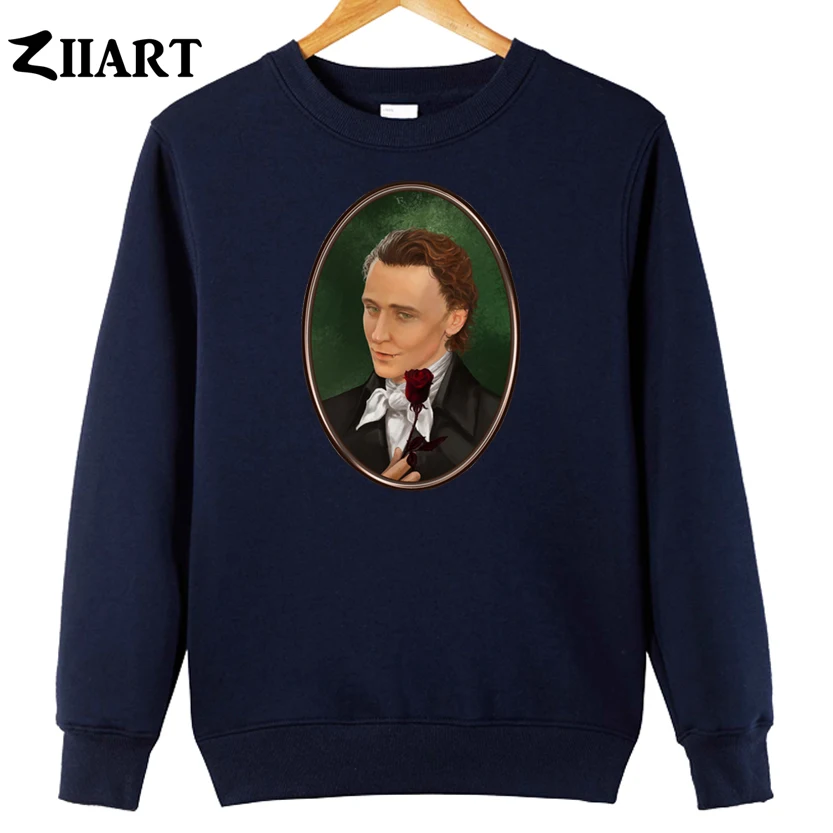 

vampire loki tom hiddleston Helmet couple clothes girls woman cotton autumn winter fleece Sweatshirt