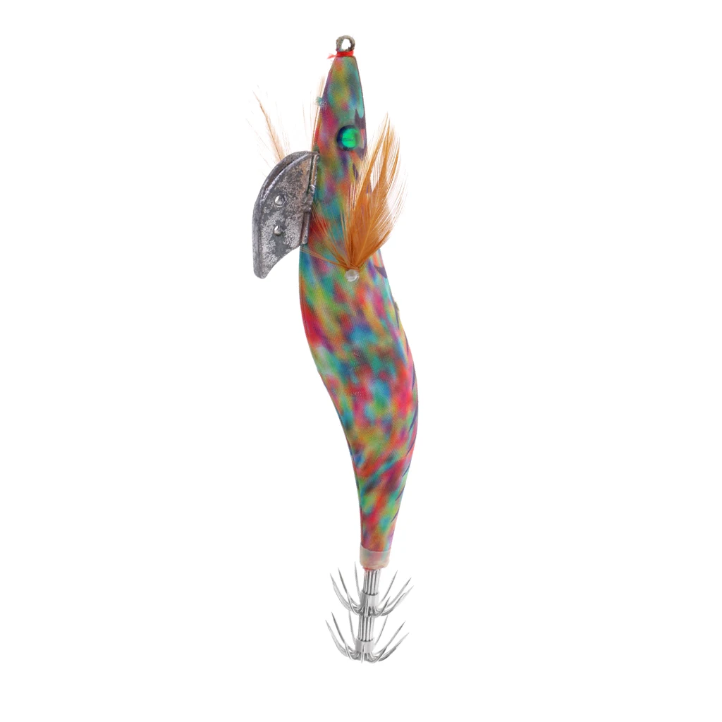 Squid Cuttlefish Lure Hook Lifelike 3D Eyes Specially-Designed Shrimp Shape Bionic Fake Fishing Bait Senuelo de pesca