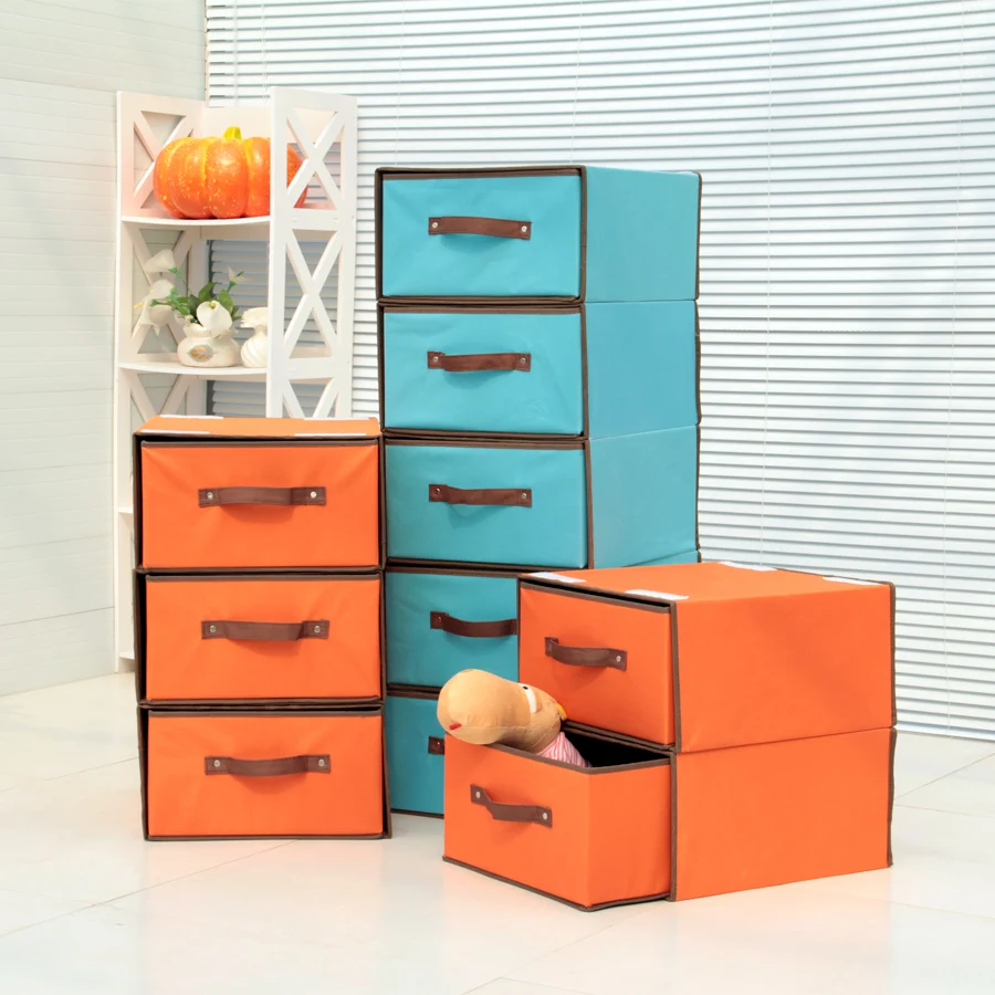 New Arrival Drawer Cabinet Oxford Fabric Storage Box Finishing Box