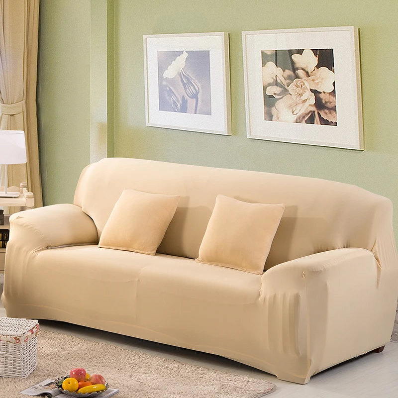 Lelen серый цвет чехлы для диванов плотные чехлы для диванов все включено Нескользящие чехлы для диванов и диванов для дома гостиной Love-seat - Цвет: Cream