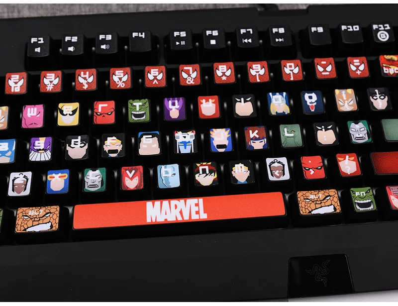 Game keyboard film For R azer Keyboard Stickers Black Widow Spider Symphony RGB Mechanical Keyboard Protective Film Stickers