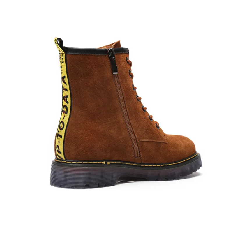 Зимние ботинки со смайликом женские замшевые теплые плюшевые ботильоны на