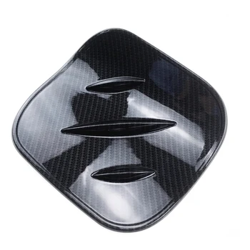 

2016 2017 2018 For Toyota C-HR Exterior Side Door Oil Fuel Tank Cover Cap Trim 1pcs Carbon Fiber Style Car Accessories