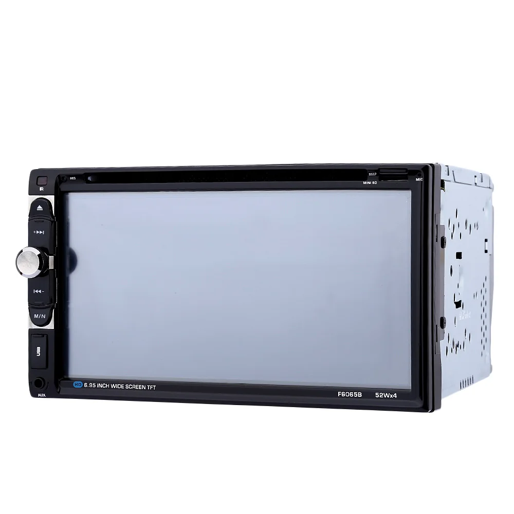 F6065B 6 95 дюймов Автомобильный аудио стерео dvd плеер 1080P 12V Авто Видео Bluetooth сенсорный