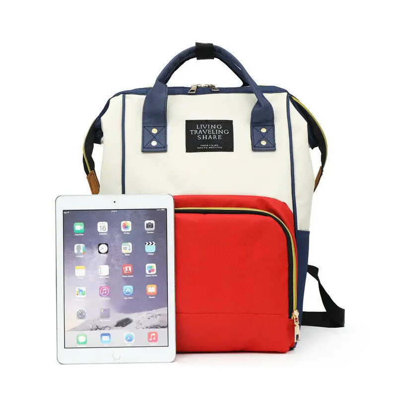 

2019 Newest Fashion Large Mummy Backpack Baby Diaper Nappy Rucksack Multifunction Mommy Bag Changing