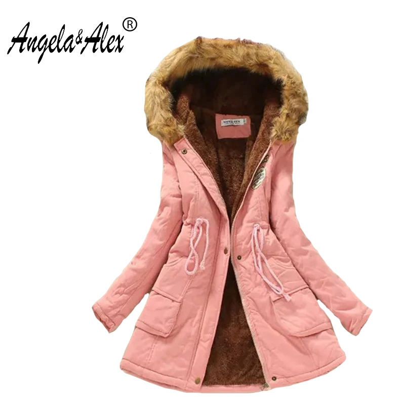 2017 New Winter Coats Women Cotton Hooded Jacket Female Casual Thickening Parka Plus Size hot winter