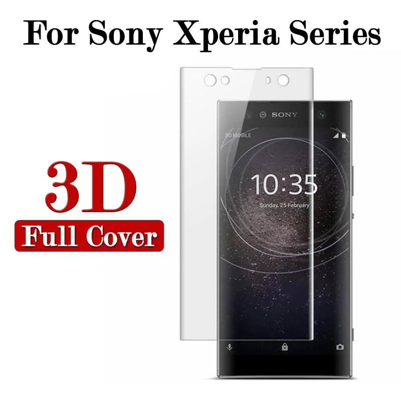 3D Защитное стекло для sony Xperia XA2 Ultra XA1 Plus XZ2 X Compact Premium XA XZ S 2 1 закаленное защитное стекло для экрана