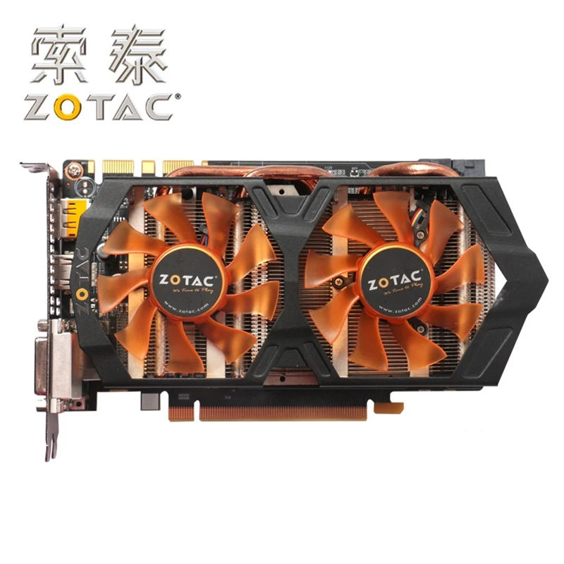 Оригинальные видеокарты ZOTAC GeForce GTX 660 2GD5 2 Гб Thunder Edition PD GPU 192Bit GDDR5 видеокарта карта GTX660-2GD5 GK106 Hdmi