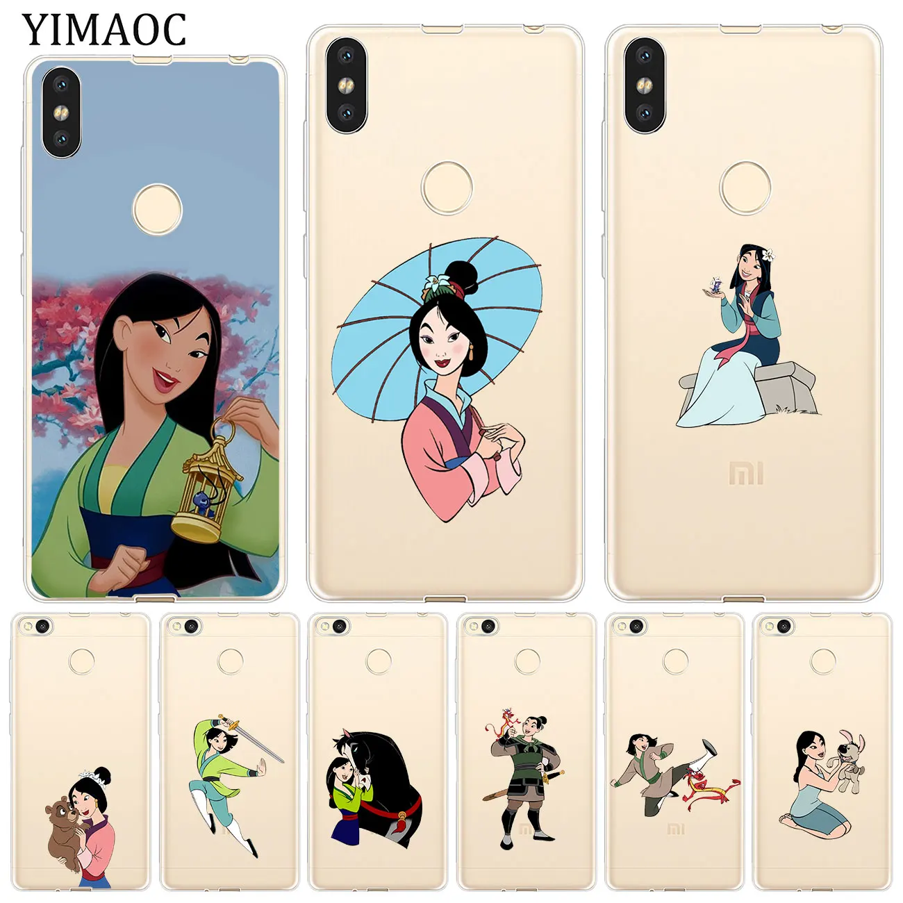 YIMAOC Cartoon mulan Anime Soft Silicone Case for Xiaomi Redmi K20 Pro 7A 6A 4A 4X S2 GO Note 8 7 6 5 Pro Plus 4 Cover
YIMAOC Cartoon mulan Anime Soft Silicone Case for Xiaomi Redmi K20 Pro 7A 6A 4A 4X S2 GO Note 8 7 6 5 Pro Plus 4 Cover