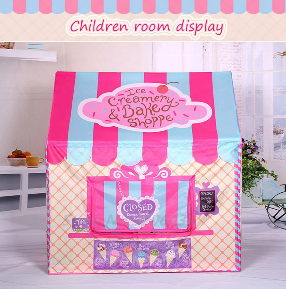 Foldable Play Tent Kids Children Boy Girl Castle Cubby Play House Bithday Christmas Gifts Outdoor Indoor Toy Tents (4)
