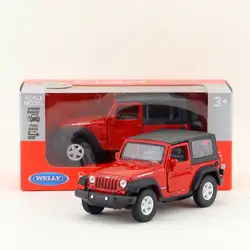 Абсолютно новая WELLY 1/36 масштаб США Jeep Wranler Ribcon SUV литая модель металлическая модель автомобиля игрушка для подарка/детей/коллекции