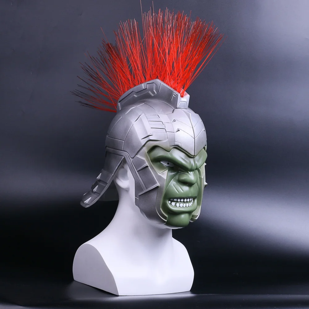 2017 Thor Ragnarok Hulk Cosplay H-Q Hard Pvc Adult Helmet Mask XMAS Props Gift (4)