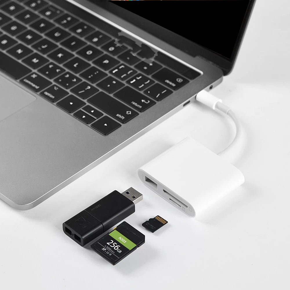 3 в 1 кардридер для SD и TF карт|USB-хабы| |
