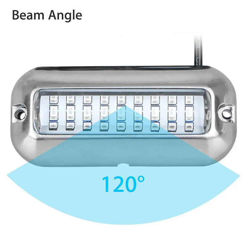 Dcoo 27 Светодиодный лодочный навигационный светильник 50 Вт 12 в 304 подводный понтон морской светильник s IP68 водонепроницаемый из нержавеющей стали корабельный луч светильник