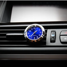 Многофункциональные креативные Авто Кварцевые Светящиеся Изысканные часы термометр Автомобильный Стайлинг воздушный выход вентиляционный освежитель воздуха парфюм