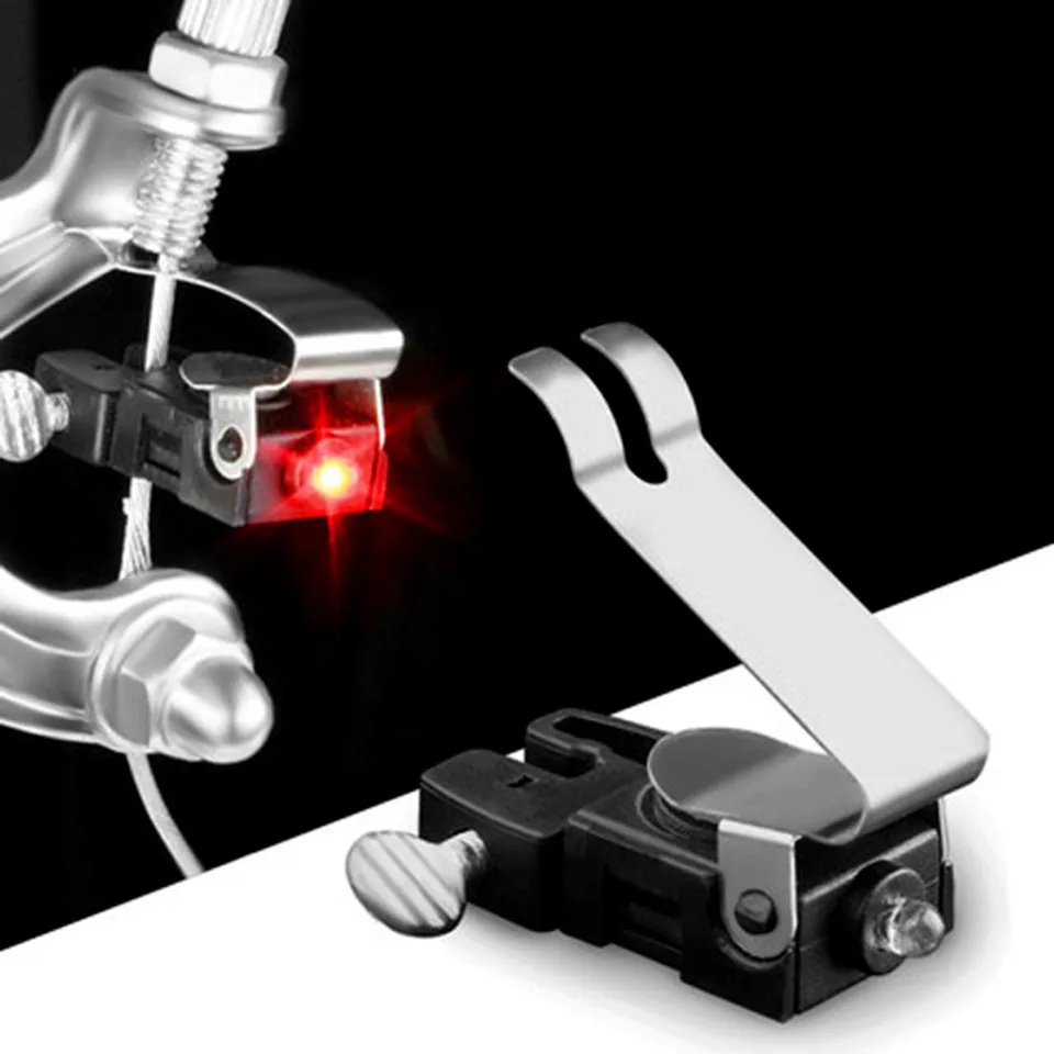 Mini Brake Bike Light Mount Tail Rear Bicycle Light Cycling LED Light High Brightness Waterproof LED lamp Cycling Accessories