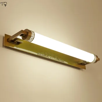 

New Chinese Led Mirror Lights Wall Lamp Makeup Dressing Modern Simple Bedroom Bathroom Toilet Shower Room Decoration Home