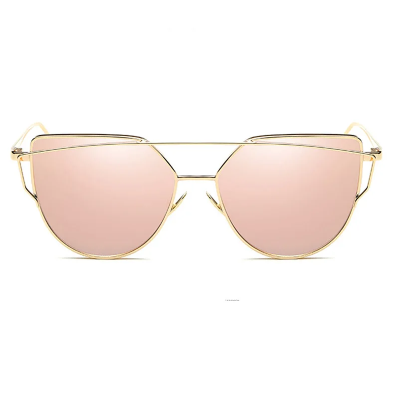ZUCZUG Sunglasses Women Luxury Cat eye Brand Design Mirror Flat Rose Gold Vintage Cateye Fashion sun glasses lady Eyewear ZUCZUG Sunglasses Women Luxury Cat eye Brand Design Mirror Flat Rose Gold Vintage Cateye Fashion sun glasses lady Eyewear