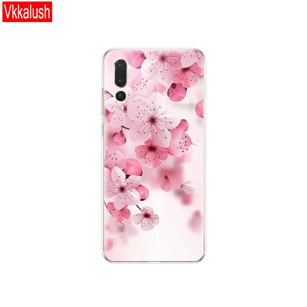 Силиконовый чехол для 5,8" huawei P20 Lite huawei P20 Pro, чехол для huawei P 20, Защитная прозрачная задняя крышка для телефона