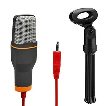 

Condenser Sound Podcast Professional Studio Microphone For PC Laptop Skype MSN Microphone
