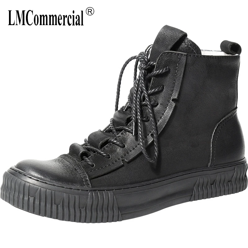

Genuine leather men's Martin boots trend Korean black high-heeled men shoes British retro Chelsea boots cowhide casual shoes