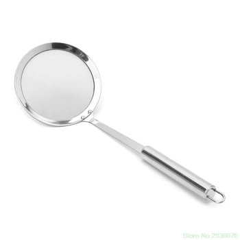 

2020 New Pot Filter Skimmer Stainless Steel Mesh Food Strainer Ladle Fishing Spoon