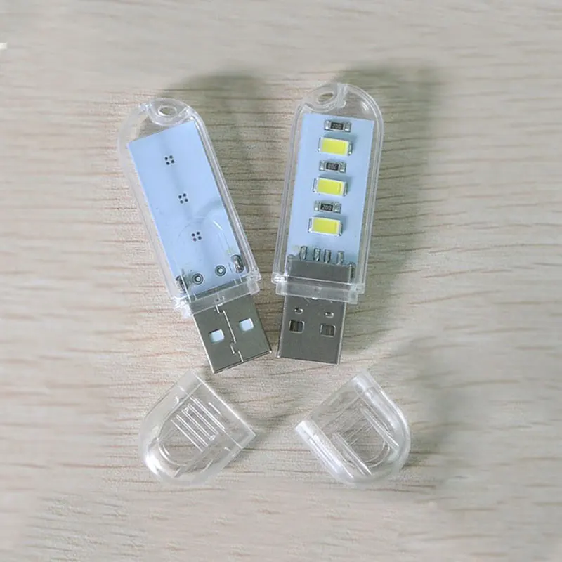 Foxanon New Mini USB LED Night light Camping lamp For Reading Bulb Laptops Computer Notebook Mobile Power Charger Warm White