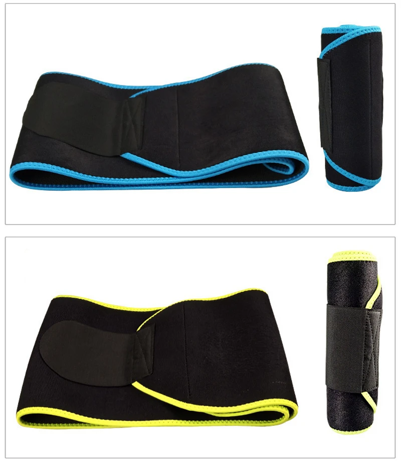 Adjustable Waist Tummy Trimmer Slimming Sweat Belt Fat Burn Shaper Wrap Band Weight Loss Exercise Men Women (6)