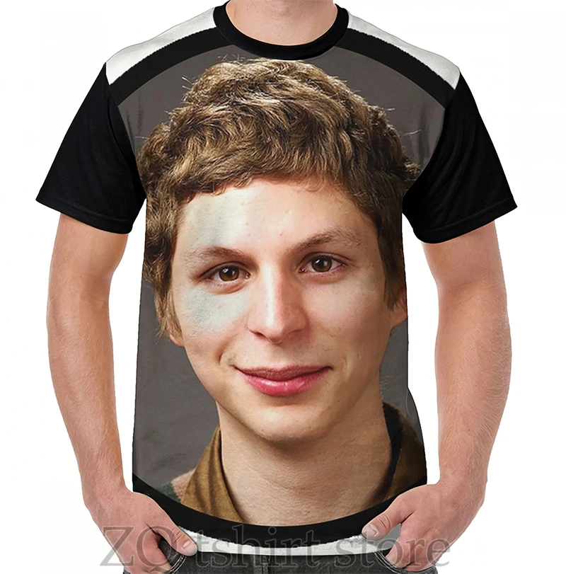 

Michael Cera Graphic T-Shirt men tops tee women t shirt men funny print O-neck Short Sleeve tshirts