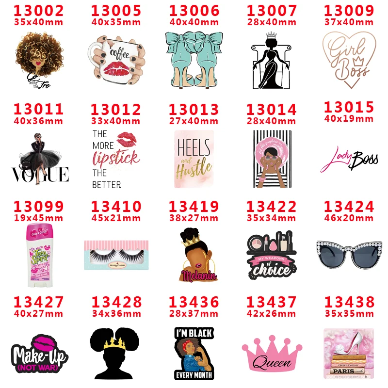 

2019 new arrival Free shipping 30 pcs/package printed resin planar flat-back resins for Hair Bow Decoration PR13002