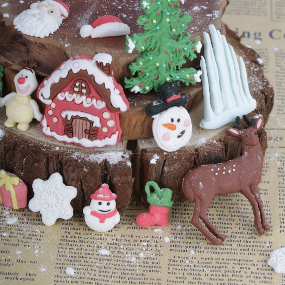 Yueyue Sugarcraft Рождественская Силиконовая Снежинка форма для помадки инструменты