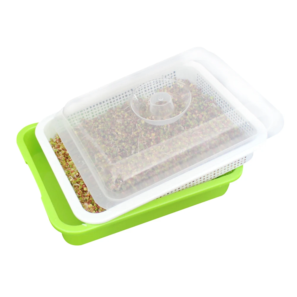 Wheatgrass Grower Seedling Tray Sprout Plate Hydroponics System Grow Nursery Pots Tray Vegetable Seedling Pot PP Nursery Tray Wheatgrass Grower Seedling Tray Sprout Plate Hydroponics System Grow Nursery Pots Tray Vegetable Seedling Pot PP Nursery Tray