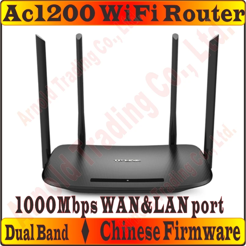 Gigabit WAN и Порты LAN, 4 внешних антенн TP-LINK AC1200 Беспроводной Router 802.11ac 1200 Мбит/с двухдиапазонный гигабитный AC1200 огромный Wi-Fi
