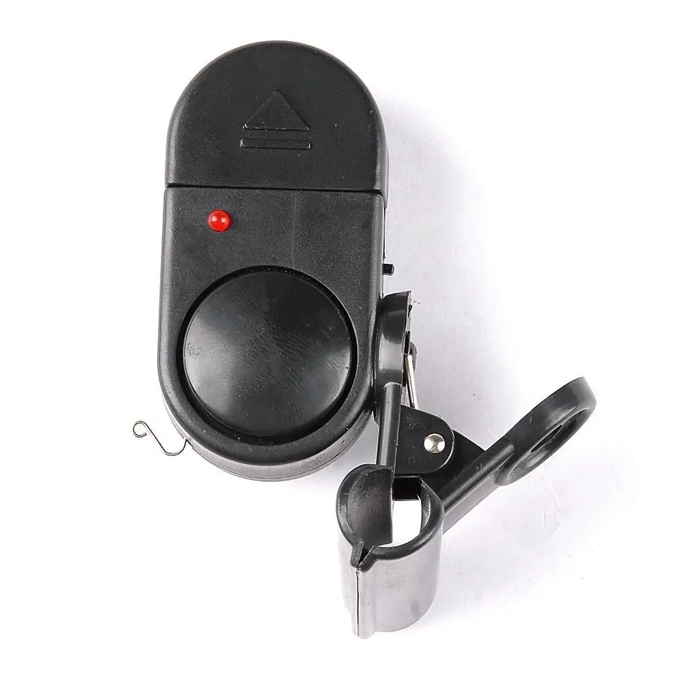 

LED Light Electronic Fish Bite Strike Sound Alarm Bell Alert Clip-On Fishing Rod Pole Tackle pesca accessories New Arrival