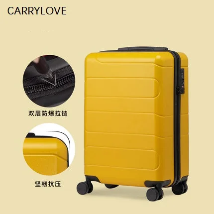 

Large volume Colorful sleek minimalist 16/20/24/28 inch size PC Rolling Luggage Spinner brand Travel Suitcase