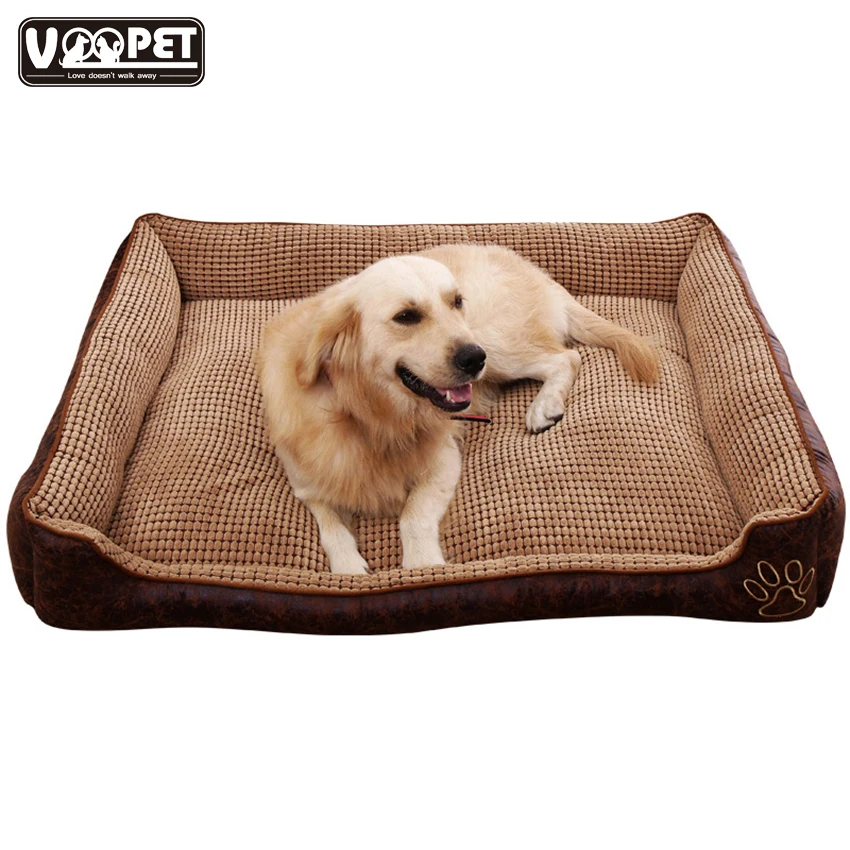 Dog Bed Cat Mat Universal Pet Mats Dog House Large Medium Pet Cushion Cotton Material Padded Warm Winter Dog Mat Supplies