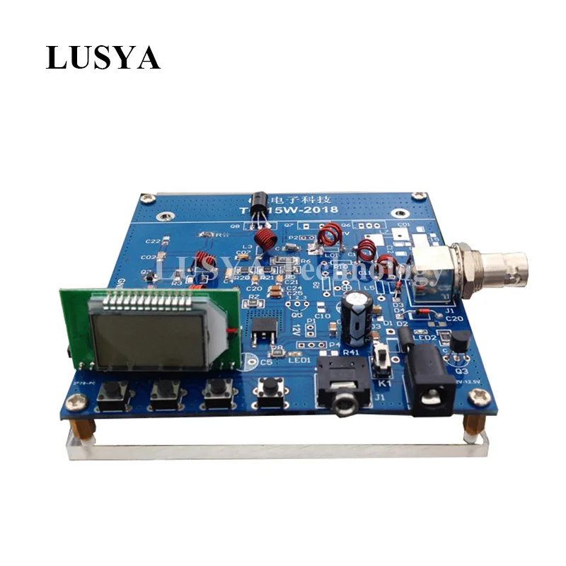 Lusya 87 108MHZ LCD FM передатчик стерео DSP PLL 1500M транспондер CD MP3 мобильный компьютер аудио