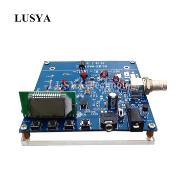 

Lusya 87-108MHZ LCD FM transmitter FM stereo transmitter DSP PLL 1500M transponder CD MP3 mobile computer audio transmitterT0700