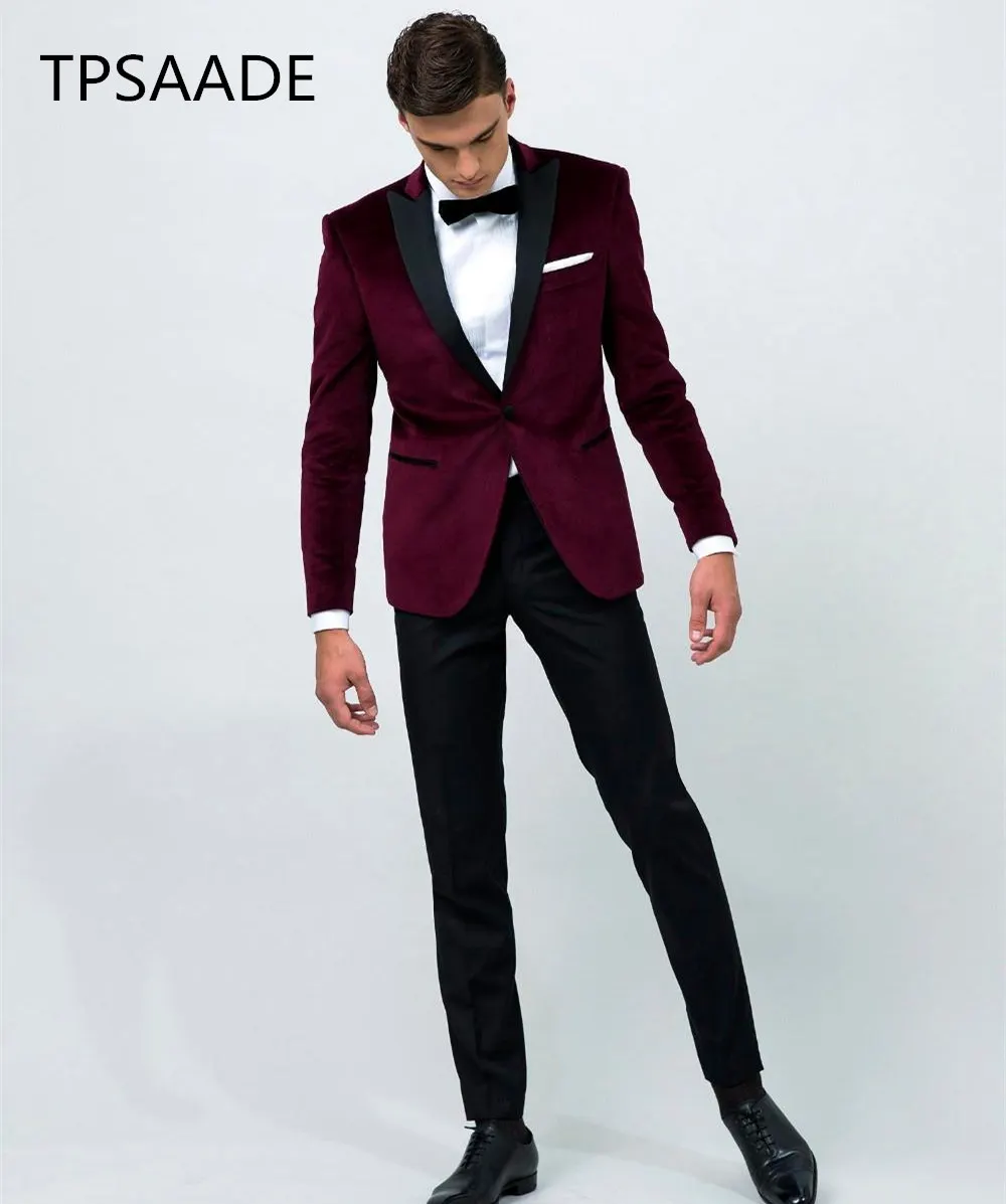 Velvet wine suit Clearance