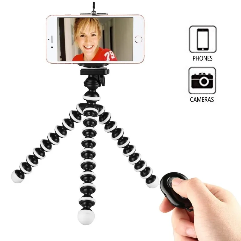 

Free shipping Universal portable Mini Tripod Holder Stand for iphone 4 4s 5 5s 5c samsung Camera Moto E G X phone Mobile Phone