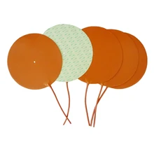 290*290mm silicone heater round heaing pad with adhesive