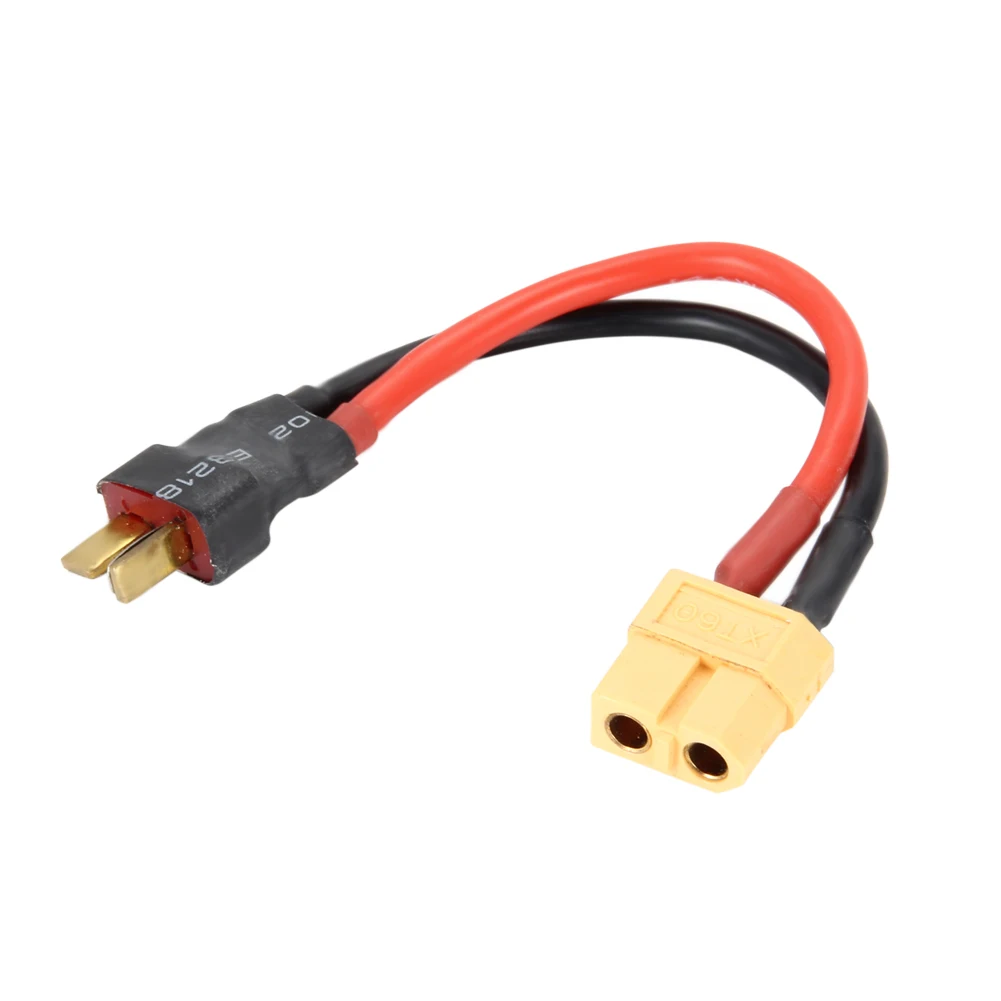 XT60 To Deans T Plug Adapter - No Wires Connector For RC Drone Car Battery (2 Pairs)