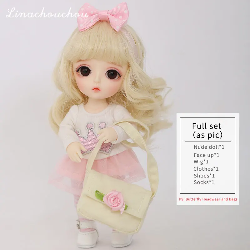 Linachouchou Baby miu bjd sd куклы 1/8 модель тела для мальчиков или девочек bjd кукла oueneifs высокое качество смолы игрушки глаза магазин - Цвет: Fullset in NS aspic