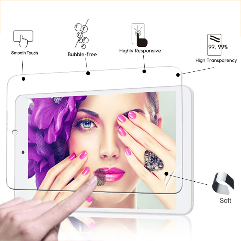 Высокий прозрачный глянцевый пленка протектора экрана для Teclast P80h 8 0 &quothd ЖК экран