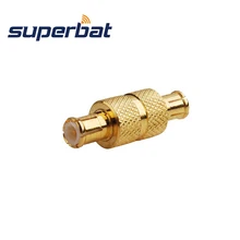 Superbat 5 шт. MCX радиочастотный адаптер штекер MCX разъем-разъем прямой Коаксиальный разъем 50 Ом