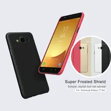 For Galaxy J7 Nxt J701F Case Nillkin Frosted Shield Hard Back Cover for Samsung Galaxy J7 Neo J701M Plastic Shell+ Free Film HD8