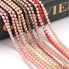 Perla de colores ABS con cadena de garra, Copa Base de cobre y oro rosa SS6/2mm, cadena de perlas, ropa, costura bricolaje artesanía, accesorios de ropa ► Foto 1/6